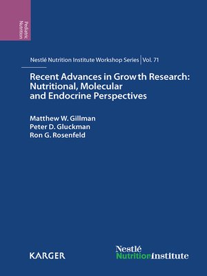 cover image of Recent Advances in Growth Research
